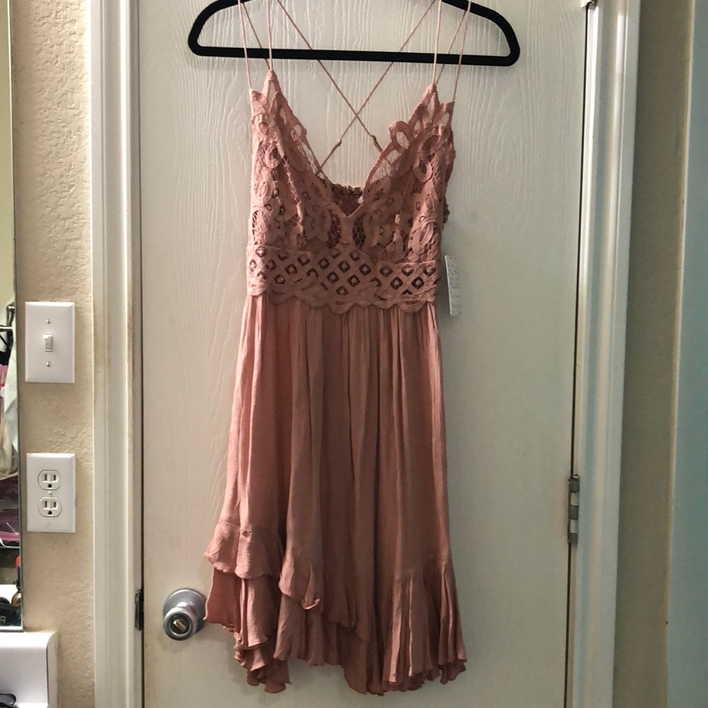 Free People Adella Slip Dress